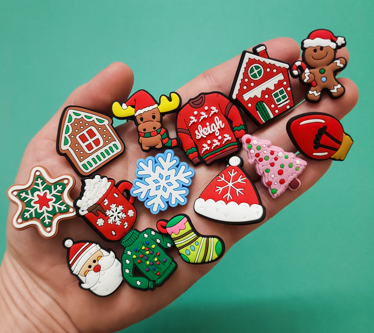 Shoe charms 14 charms bundle christmas