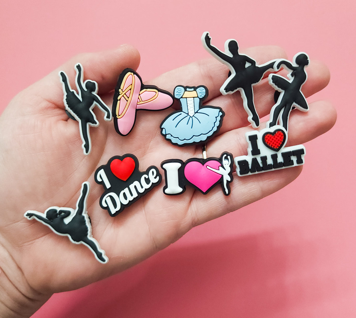 9 charm Shoe charms bundle dance