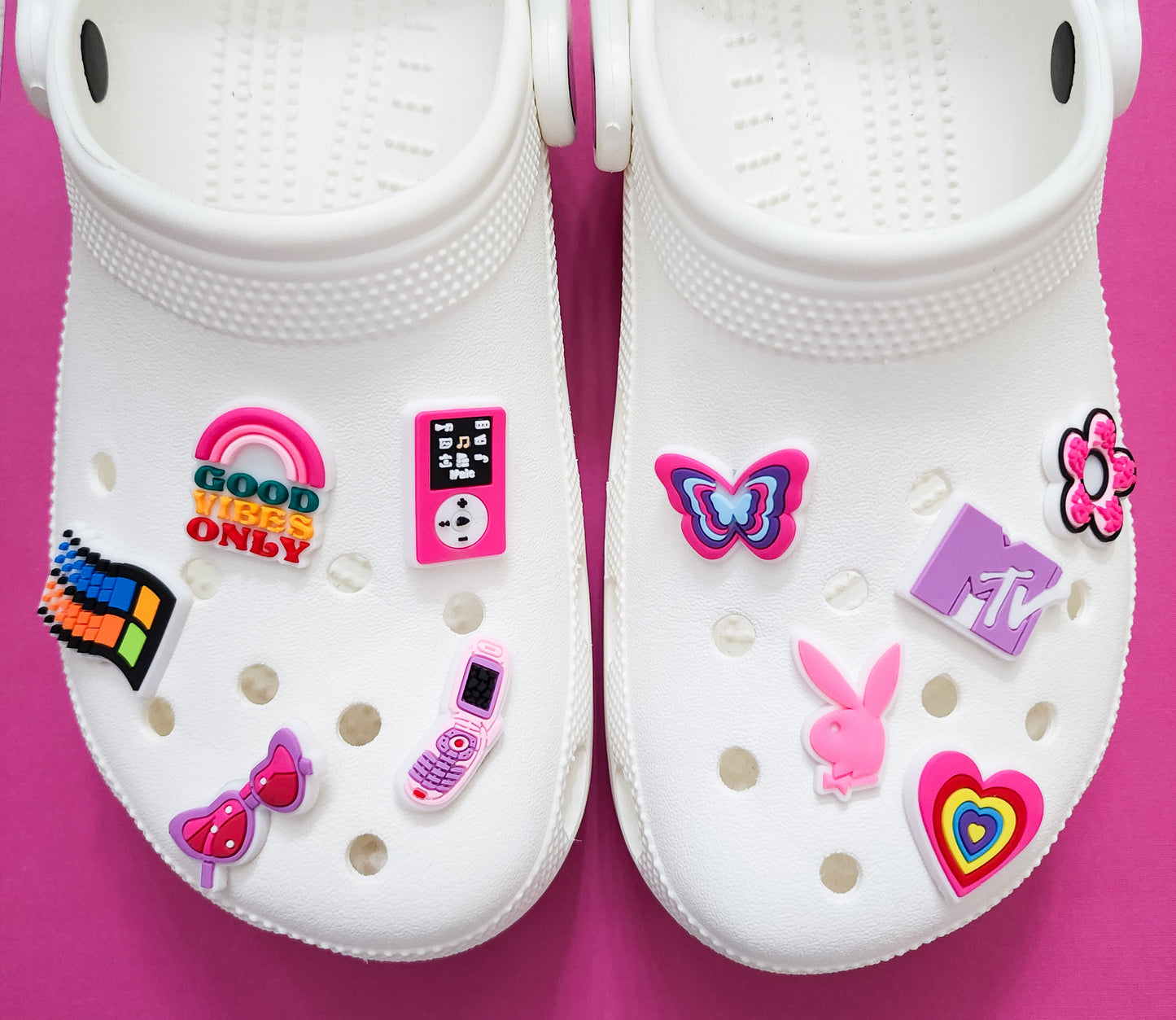 10 charms Shoe charms bundle 90's