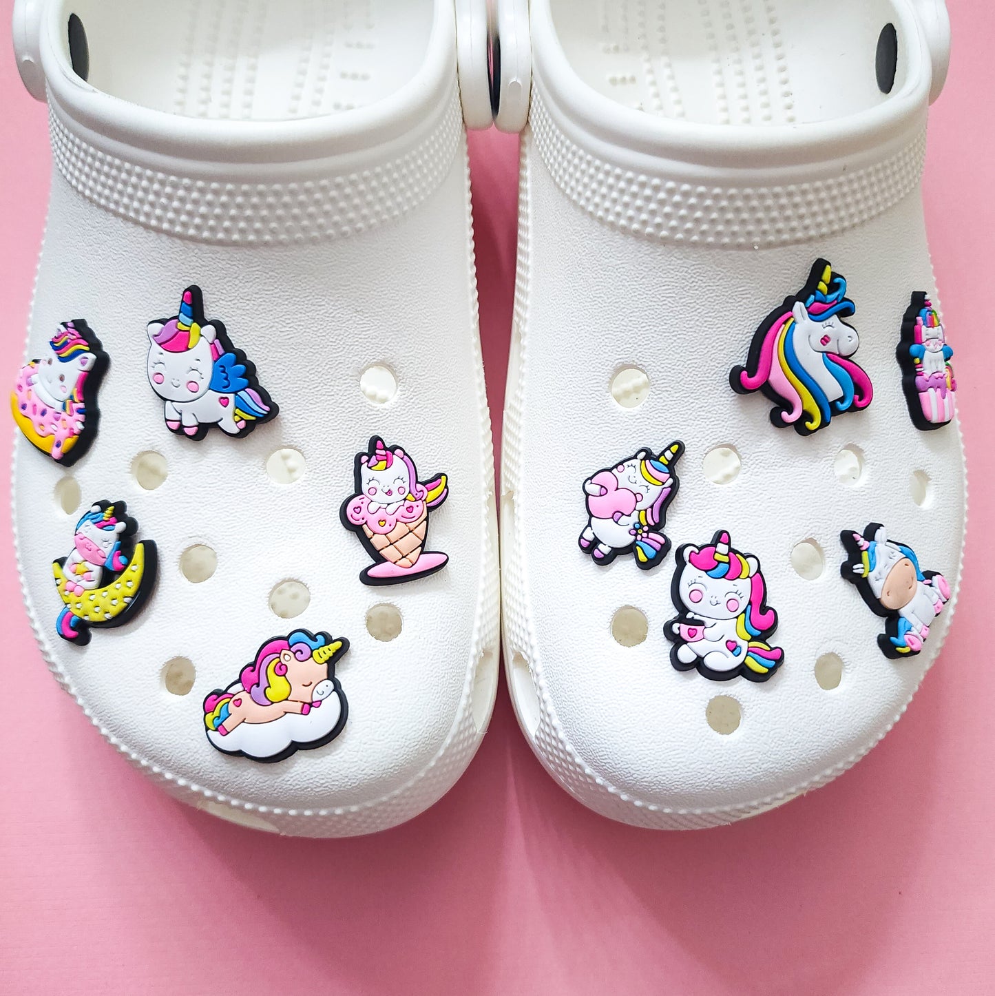 10 charms Shoe charms bundle unicorn
