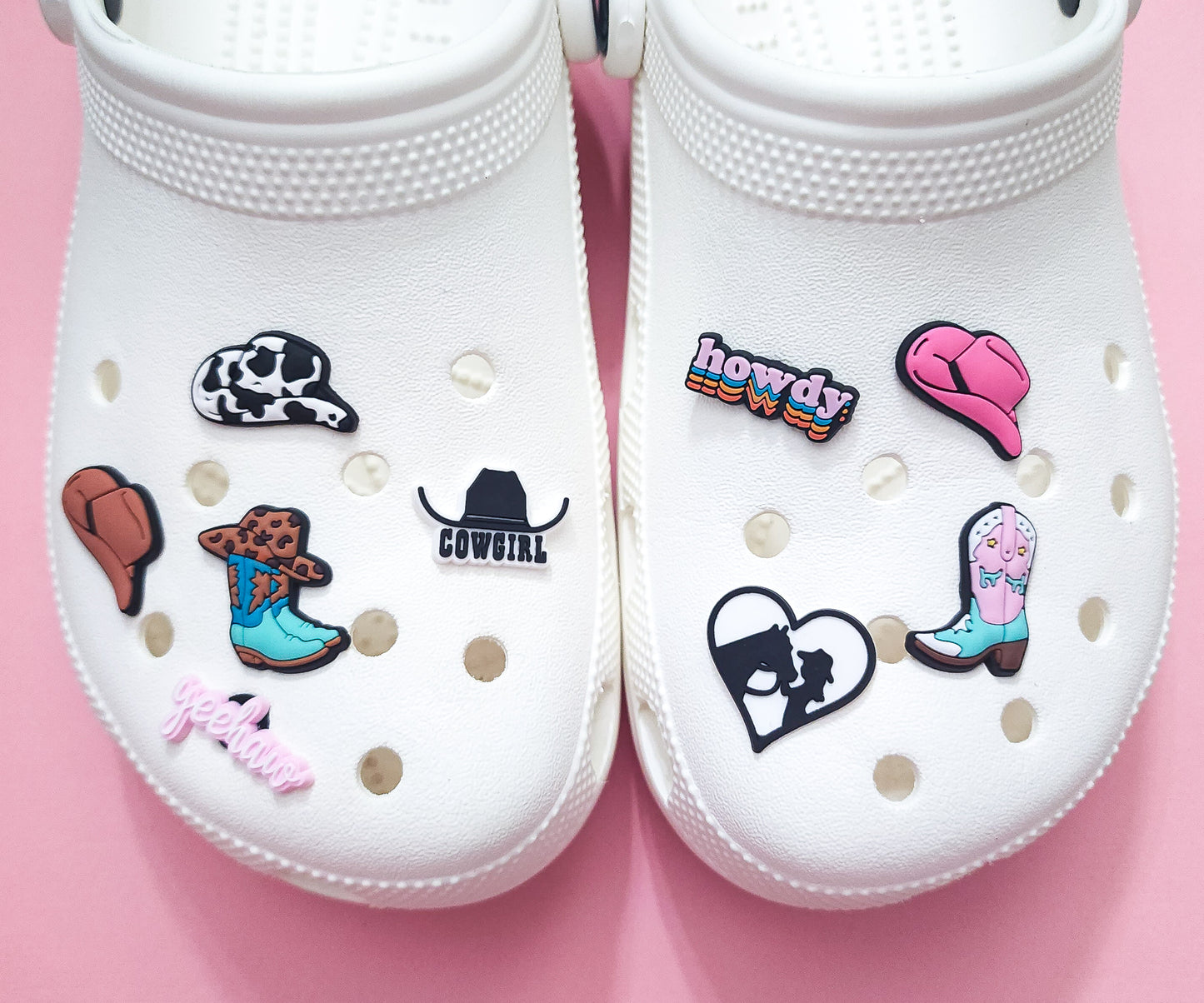 Shoe charms 9 charms bundle cowgirl