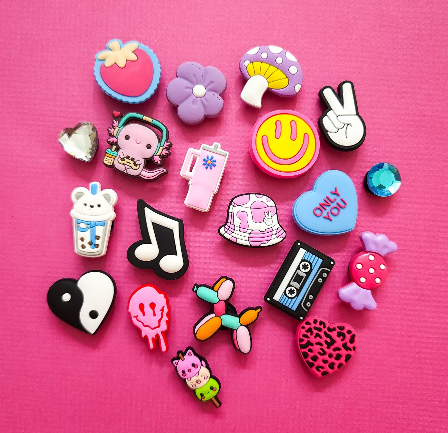 20 charms bundle ! Large croc charm bundle
