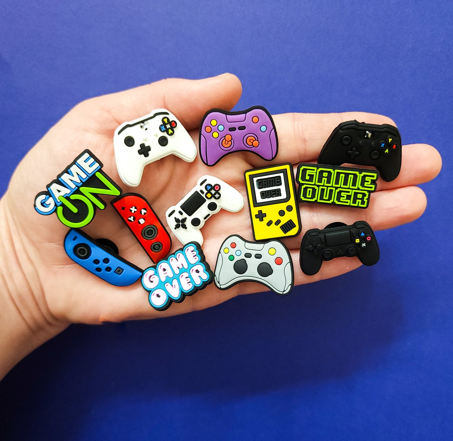 Shoe charms 12 charms bundle gamer
