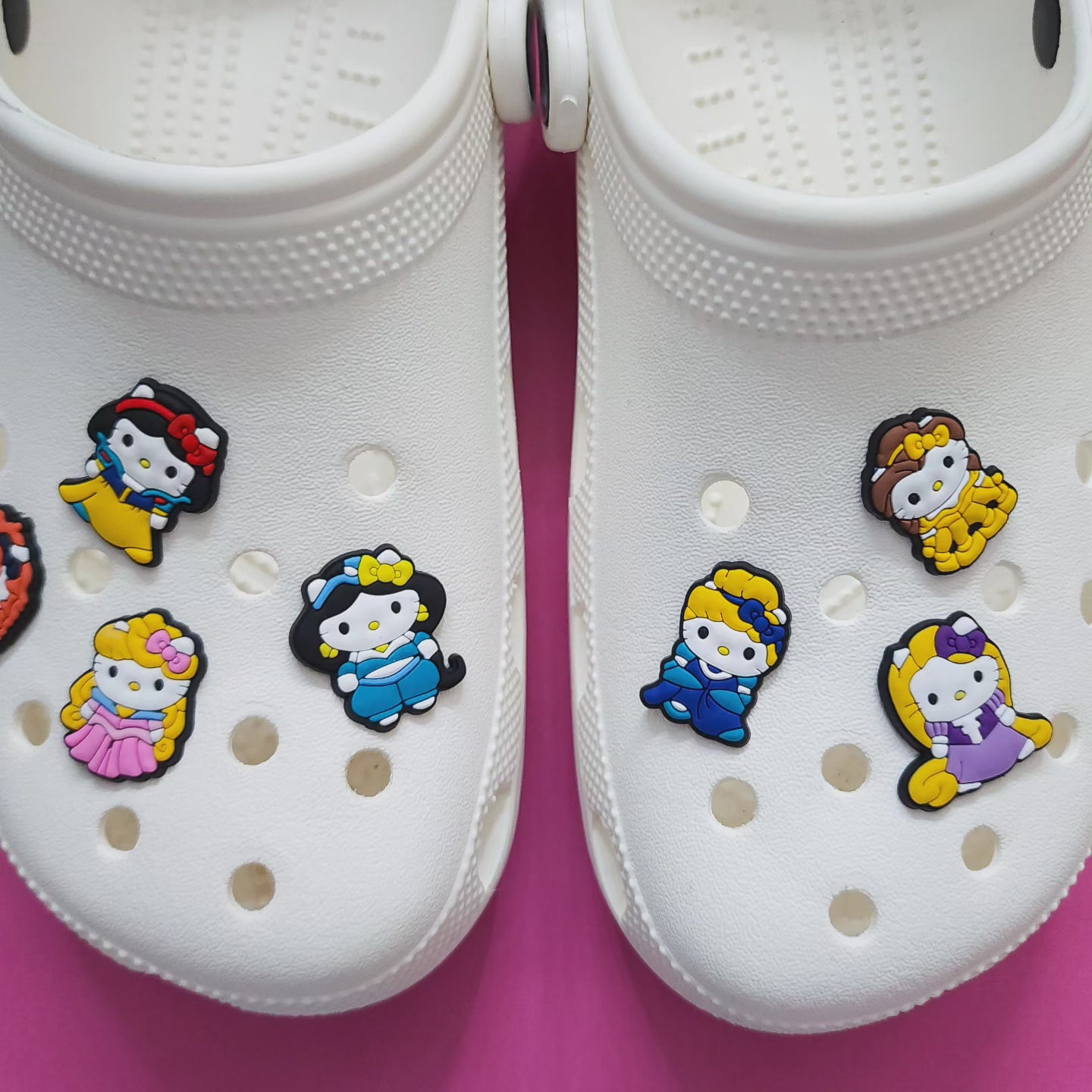 Shoe charms 7 charms bundle cat princesses