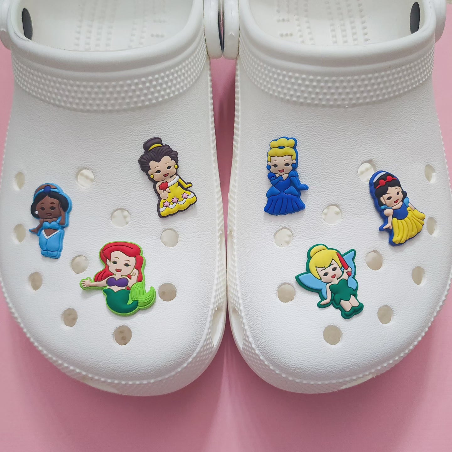 Shoe charms 6 charms bundle princesses