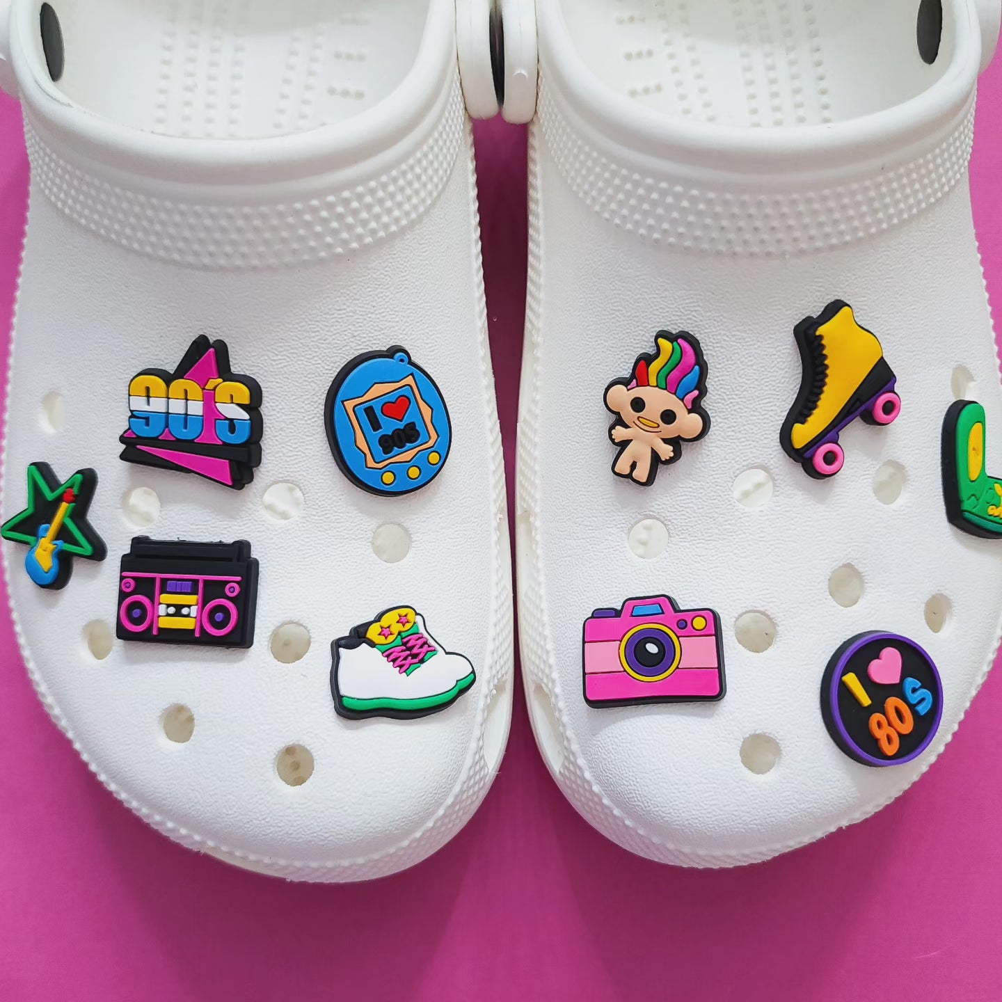 Shoe charms 10 charms bundle 80s 90s
