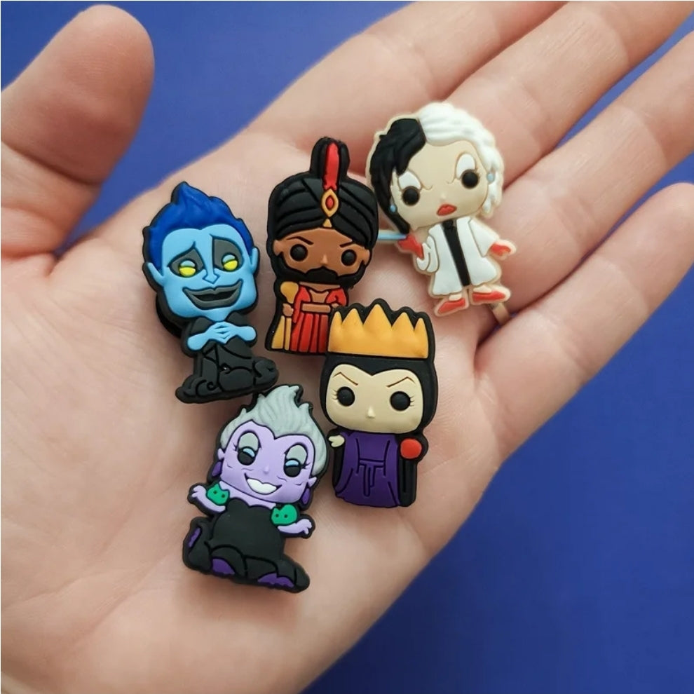 Shoe charms 5 charms bundle villains