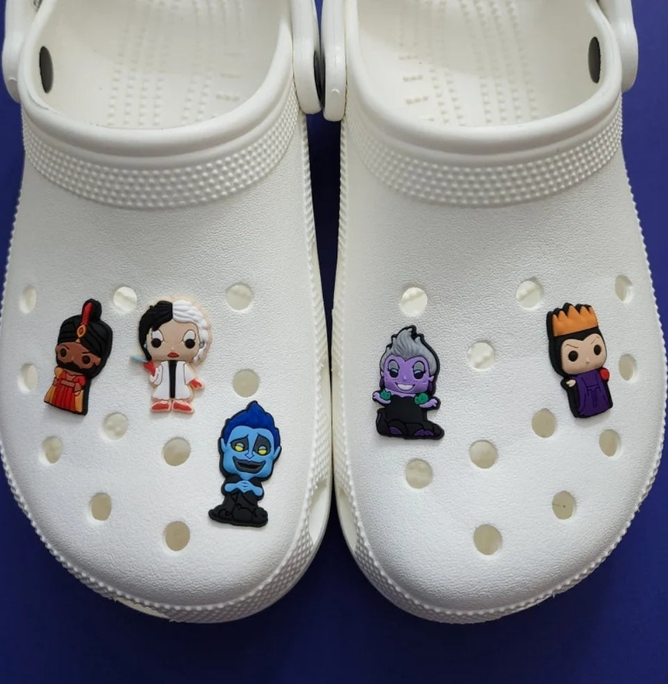 Shoe charms 5 charms bundle villains