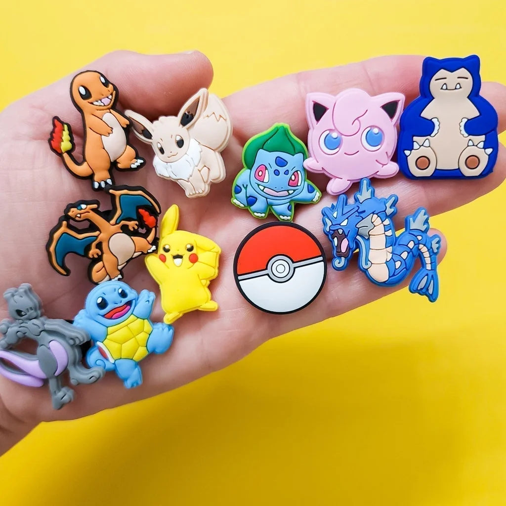 11 charms bundle shoe charms set pocket monsters