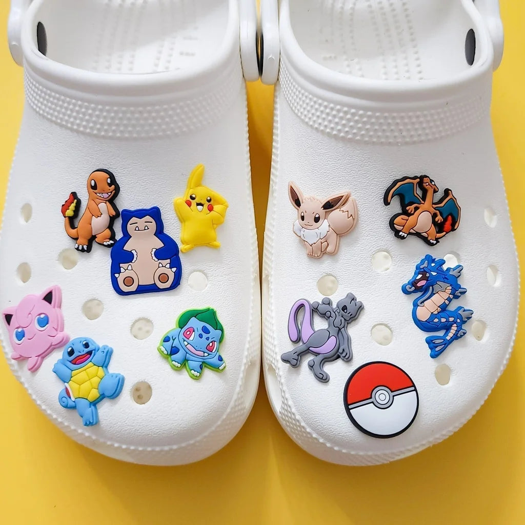 11 charms bundle shoe charms set pocket monsters