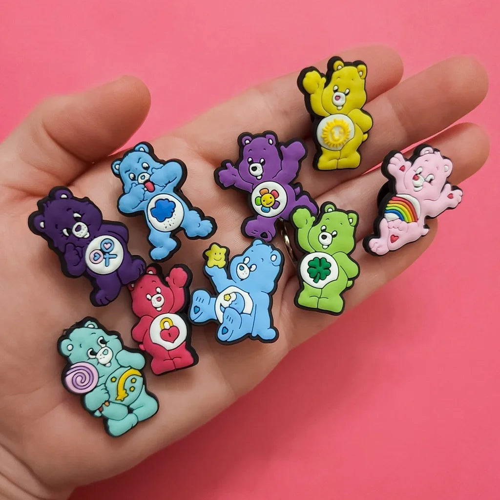 Shoe charms 9 charms bundle bears