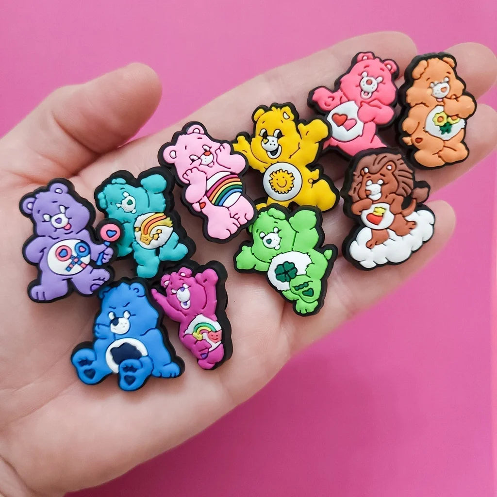 Shoe charms 10 charms bundle bears