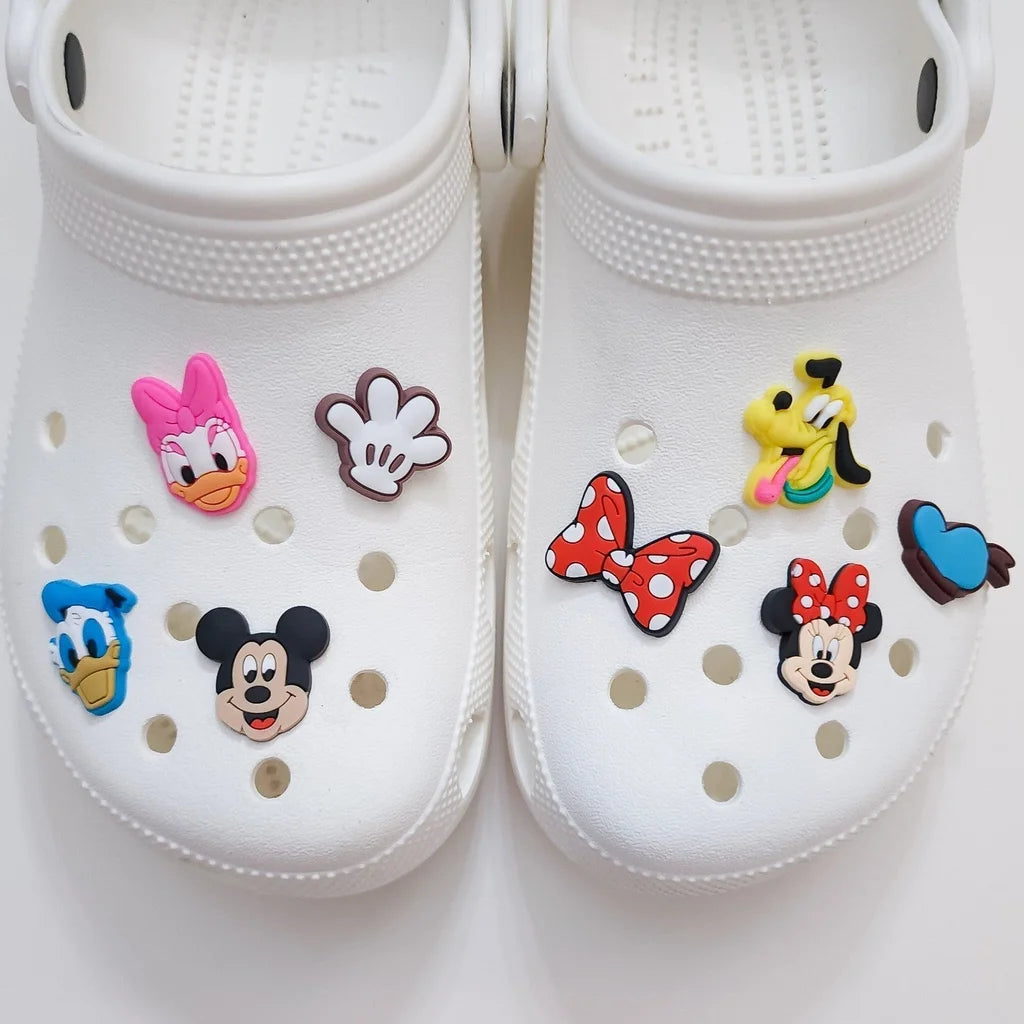 8 mouse and friends bundle shoe charms set
