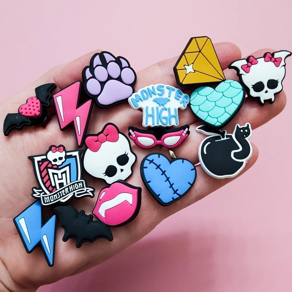 15 charms bundle shoe charms set monster girls