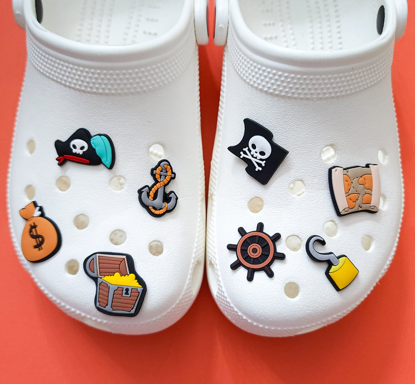 Shoe charms 8 charms bundle pirate