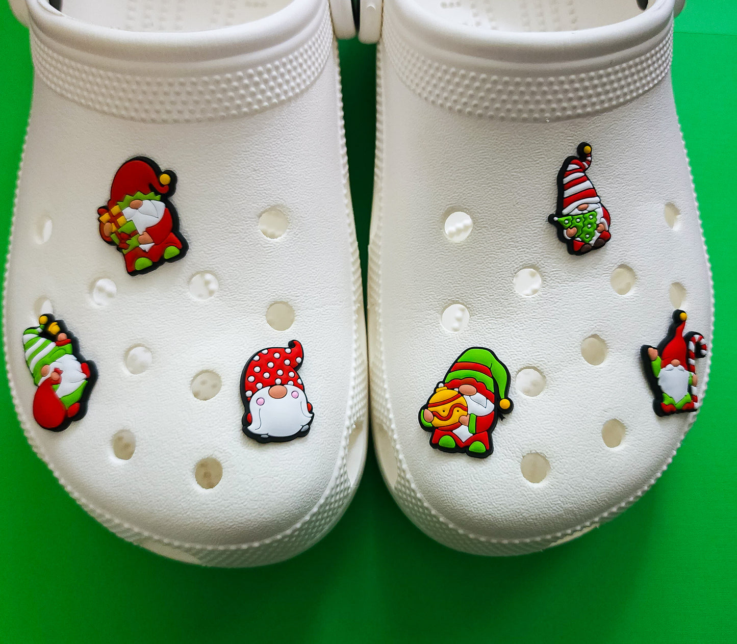 Shoe charms 6 charms bundle christmas gnomes
