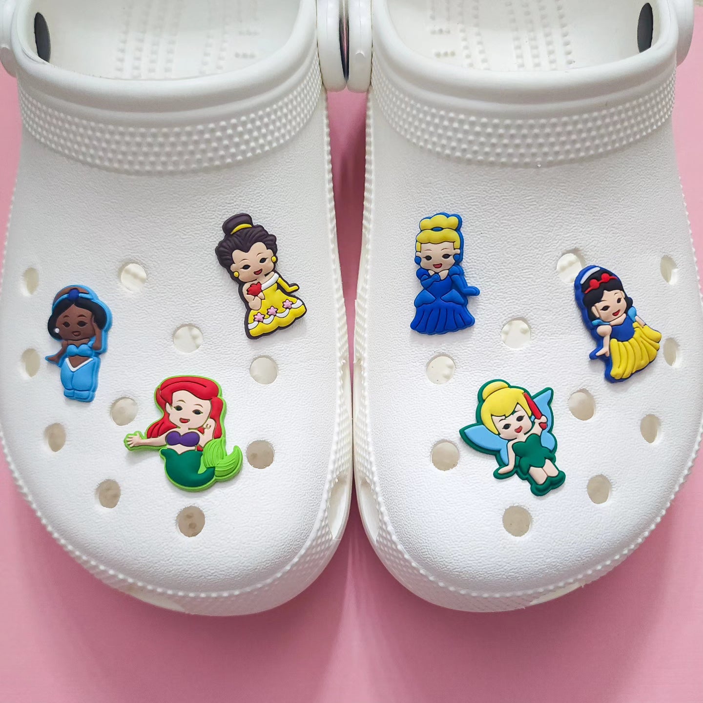 Shoe charms 6 charms bundle princesses